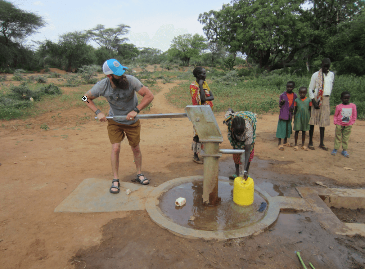 pumping water